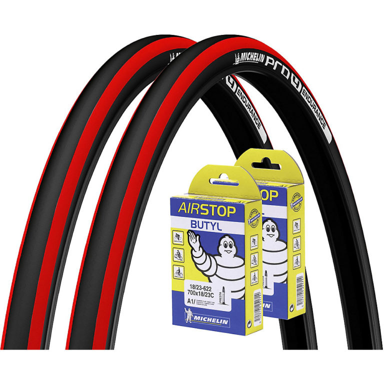 Michelin Pro4 Endurance Red 23c Tyres + Tubes Reviews